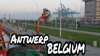 canal lock passage | canal Antwerp belgium