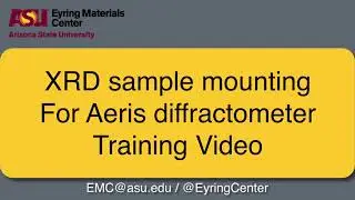 Mounting powder and solid sample in Malvern-PANalytical Aeris autoloader sample holder