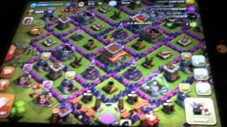 How to destroy clan castle troops in the easiest way!