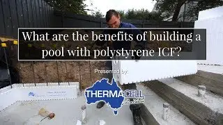 What are the main benefits of building a pool with polystyrene ICF?