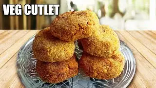 Crispy Veg Cutlet Recipe | Easy Evening Snacks at Home