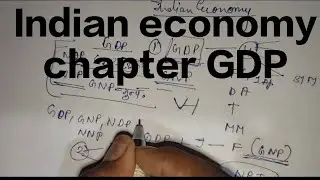 Indian economy chapter gdp explain in simple way 