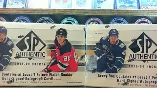 2019-20 Upper Deck SP Authentic Double Box Break #12