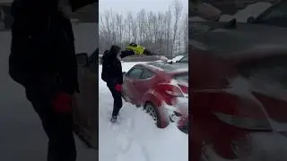 How to safely get snow off your car!