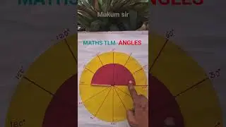 Maths tlm model#angles working model #trending #shorts #mukum sir