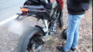 KTM Duke 125 - Akrapovic exhaust soundcheck