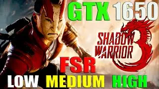 GTX 1650 | I5 3570 | Shadow Warrior 3 | All Settings | 1080p | Gameplay Test | FPS Test