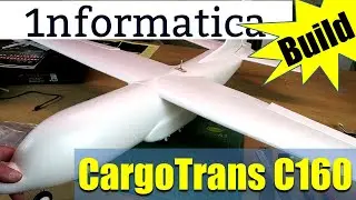 C 160 Cargotrans Twin 1120mm Wingspan EPOS Transport RC Airplane Kit Build
