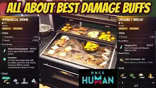 Once Human Crumbly Bread & Whimsical Drink Best Damage Buffs