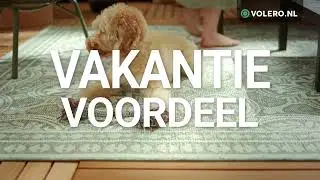 Vakantie Voordeel bij Volero - Nu tot 30% korting op h&eacute;&eacute;l veel vloerkleden!