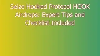 2 FREE Airdrops You Should Do Now - Make $105 From These Hooked Protocol HOOK Crypto Airdrops