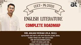 How to Crack CUET-PG 2026 English Literature | Complete Roadmap