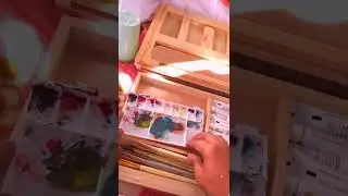 Setting up the Pochade/Box easel (#shorts)