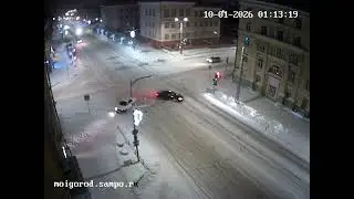 На пустой дороге