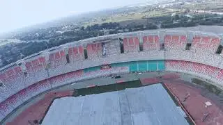 FPV drone flying over stadio S.Nicola (Runcam 5 orange)