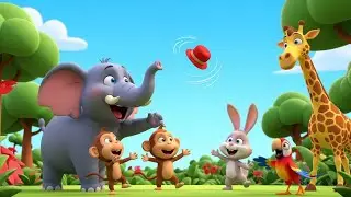 Elephant&rsquo;s Tiny Hat Adventure Song for Kids | Fun Animal & Nursery Rhymes 🐘🎩🎶