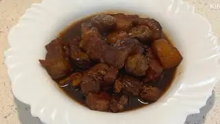 Let&rsquo;s cook Stew sea cucumber and Pork belly with chestnuts || We love it !!
