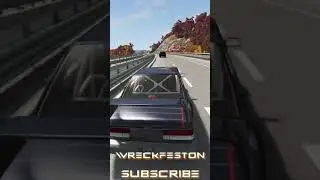 Car Crashes During Chase !