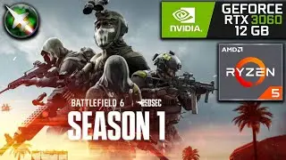 BATTLEFIELD 6 REDSEC | RTX 3060 12GB + RYZEN 5 5500 - TESTE DE DESEMPENHO