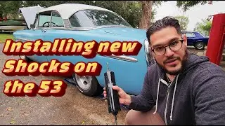 Installing Air Shocks on a 1953 Mercury #diy #youtube #youtuber #classic #classiccars #vintagecars