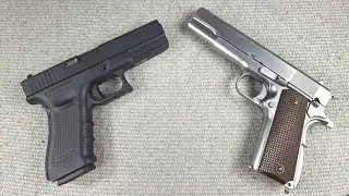 Colt 1911 vs Glock 18