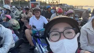 Anh Tây Ba Lô Nhà Em Trang Thích Đi Xe Máy Quanh Làng . Ăn Hủ Tíu & Uống Cafe Lang Thang