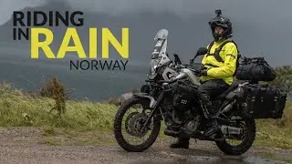 Scandinavian roads &ndash; crossing Norway on ADV motorcycle | E13 road nearby Vikafjell