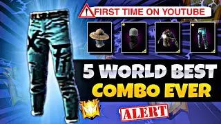 #freefire Top 5 Ultimate Lush Clubber Pant Combination 🔥💯|