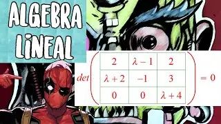 ÁLGEBRA LINEAL-Determinante de una matriz 3x3 con incógnitas-CALCULAR EL VALOR DE λ-DETERMINANTES