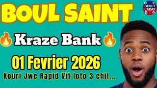 Boul Cho ki probab Jodia 01 Fevrier 2026 pa rate video sa 