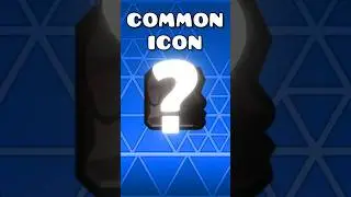 Самый РАСПРОСТРАНЕННЫЙ значок в Geometry Dash
