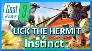 Lick The Hermit Instinct - GET HERMIT'S SHIRT GEAR - Goat Simulator 3