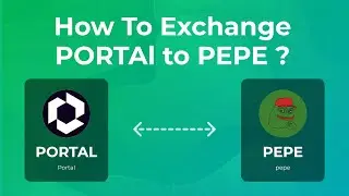 How to Exchange PORTAL to PEPE | SwapCore Instant Swap Tutorial