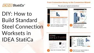 DIY - How to Build Standard Steel Connection Worksets in IDEA StatiCa