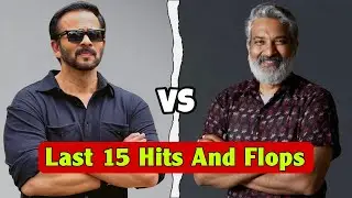 Rohit Shetty 🆚 Ss Rajamouli Last 15 Hits And Flops Movies Comparison 🤯💥
