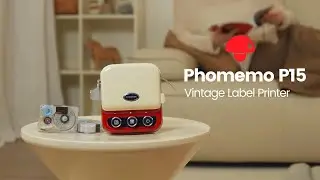 Launched on Kickstarter: Phomemo P15 Label Maker - ONE-CLICK Time Printing & Vintage Design