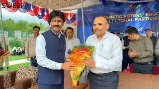 CEO, J&K, Sh. Pandurang K. Pole presided over a public awareness campaign in Verinag, Anantnag