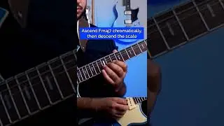 How to play fast jazz lines on guitar (tabs on Patreon) #guitar