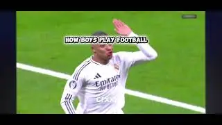 How girls play football vs how boys play football 