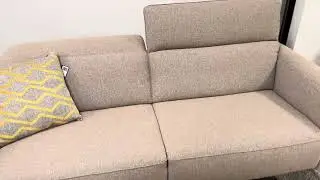 Natuzzi Editions Fabric  Leggiadro C143 Sofa Leather Calma Swivel
