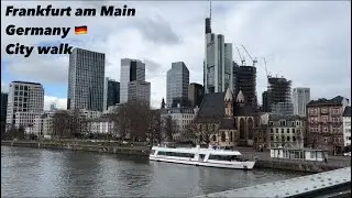 Frankfurt am Main, Germany 🇩🇪 City Walk 😍 Франкфурт на Майне 🇩🇪 Прогулка по городу 🥰