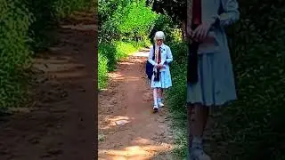 Sudu nona ❤️❤️☺️ School  ගියා....🥰