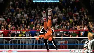 WWE 13 DLC NEW Moves Pack Gameplay ( Moves List In Video Description )
