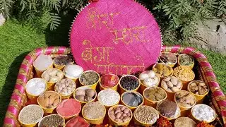Battisi platter making at home /bhaat packing ideas 💗 #mayra #battisi #platter #weedingseason 
