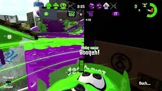 No-clip glitch found in Snapper Canal. (Splatoon 2)