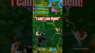 they tried to 2v1 me in a bush and this happened! #fortnite #gaming