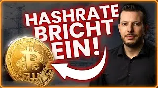 BITCOIN HASHRATE BRICHT EIN! ❄️ Ist das NETZWERK jetzt in GEFAHR?
