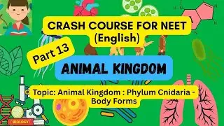 Phylum Cnidaria : Body Forms | Animal Kingdom | NEET | Camapiniyo Academy | Part 13