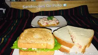 Sandwiches De Pollo Estilo Guatemala