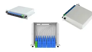 Splitter Box &Oacute;ptico Modular Plc 1x8 Conectorizado Sc Upc